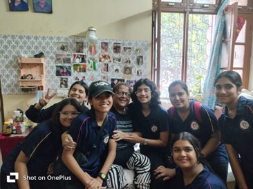 Celebrating Grandparents Day with a Visit to Prem Dham Old Age Home activity - vantage hall girls boarding school in dehradun