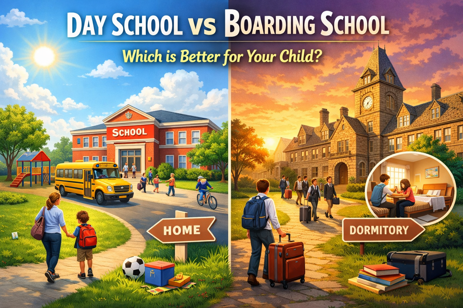 Day School vs. Boarding School: Which is Better for Your Child?