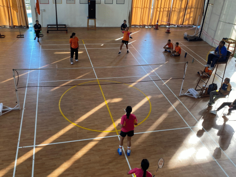 Inter House Badminton Tournament.