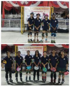 Falcons Glide to Victory at Interschool Roller Skating Competition.
