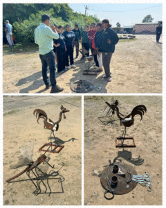 Turning Waste into Wonder: Vantage Hall Students Shine in Junk Art Workshop.