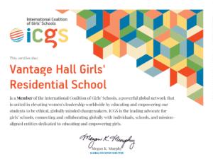 Vantage Hall joins ICGS global network - best girls boarding school in Dehradun international membership