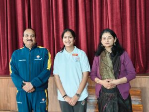 Navya Mehrotra of Vantage Hall awarded NRAI Red Badge - best girls boarding school in Dehradun sports achievement