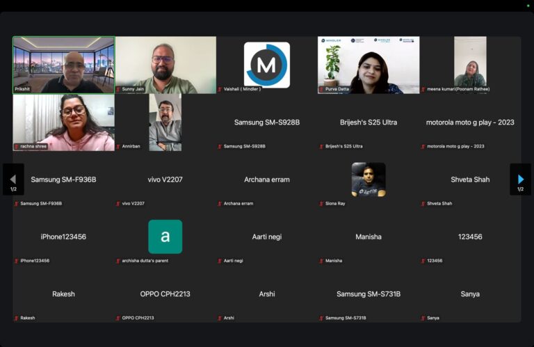 Parent Workshop on Career Planning at Vantage Hall - best girls boarding school in Dehradun online session.