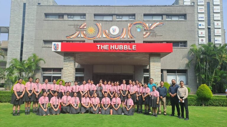 Vantage Hall students learning 3D printing and robotics at UPES workshop - best girls boarding school in Dehradun technology
