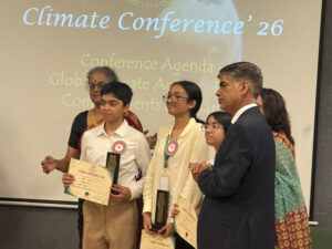 Vantage Hall Student Zeenat Sultana Earns Special Mention at COS-5 Climate Conference 2026