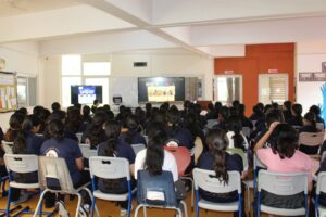Virtual panel discussion of The Career Mirror alumni event hosted with Univariety at Vantage Hall - best girls boarding school in Dehradun India