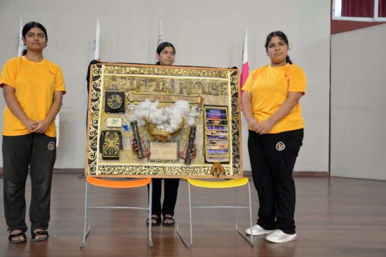 Winning board display created by Griffin House students at Vantage Hall - best girls boarding school in Dehradun India