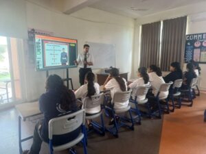 Female defense aspirants participating in the SSB guidance and leadership workshop at the best girls boarding school in Dehradun India