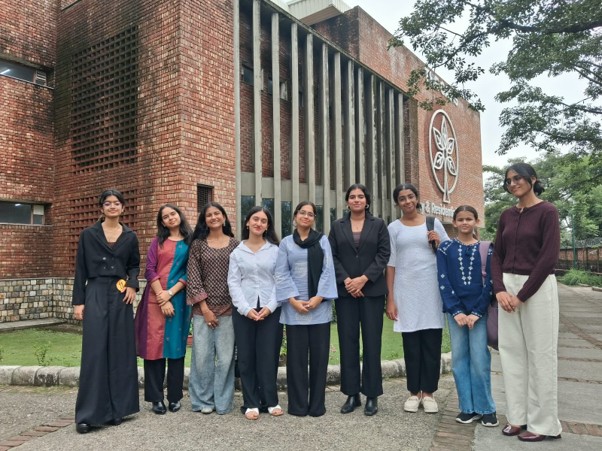 Vantage Hall students holding award certificates won at The Oasis Intellectual Pulse literary fest - best girls boarding school in Dehradun